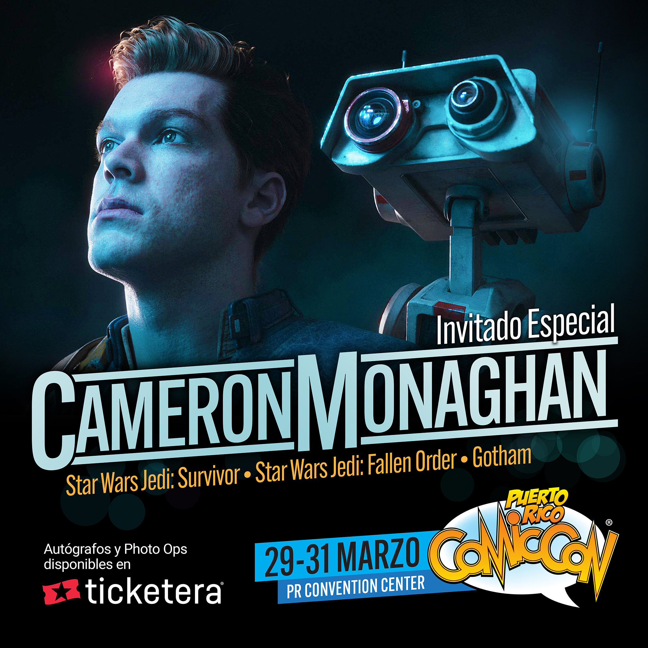 ¡Cameron Monaghan viene a 🇵🇷!