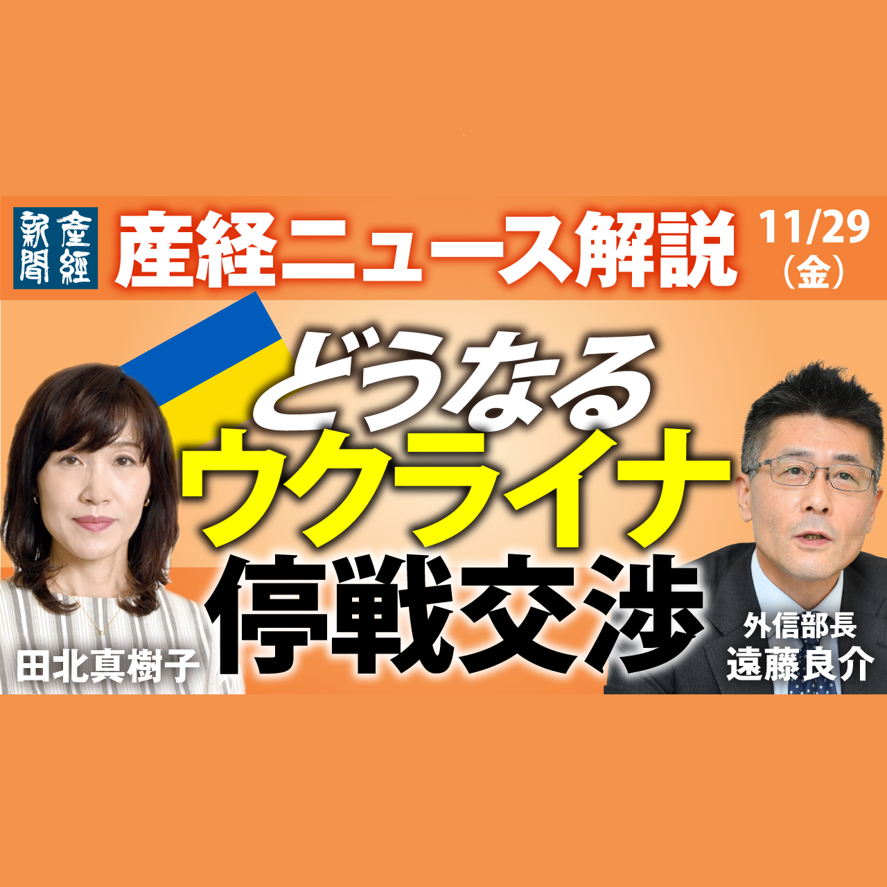 cover of episode ニュース解説｜「どうなるウクライナ停戦交渉」11月29日（金）産経ニュース解説