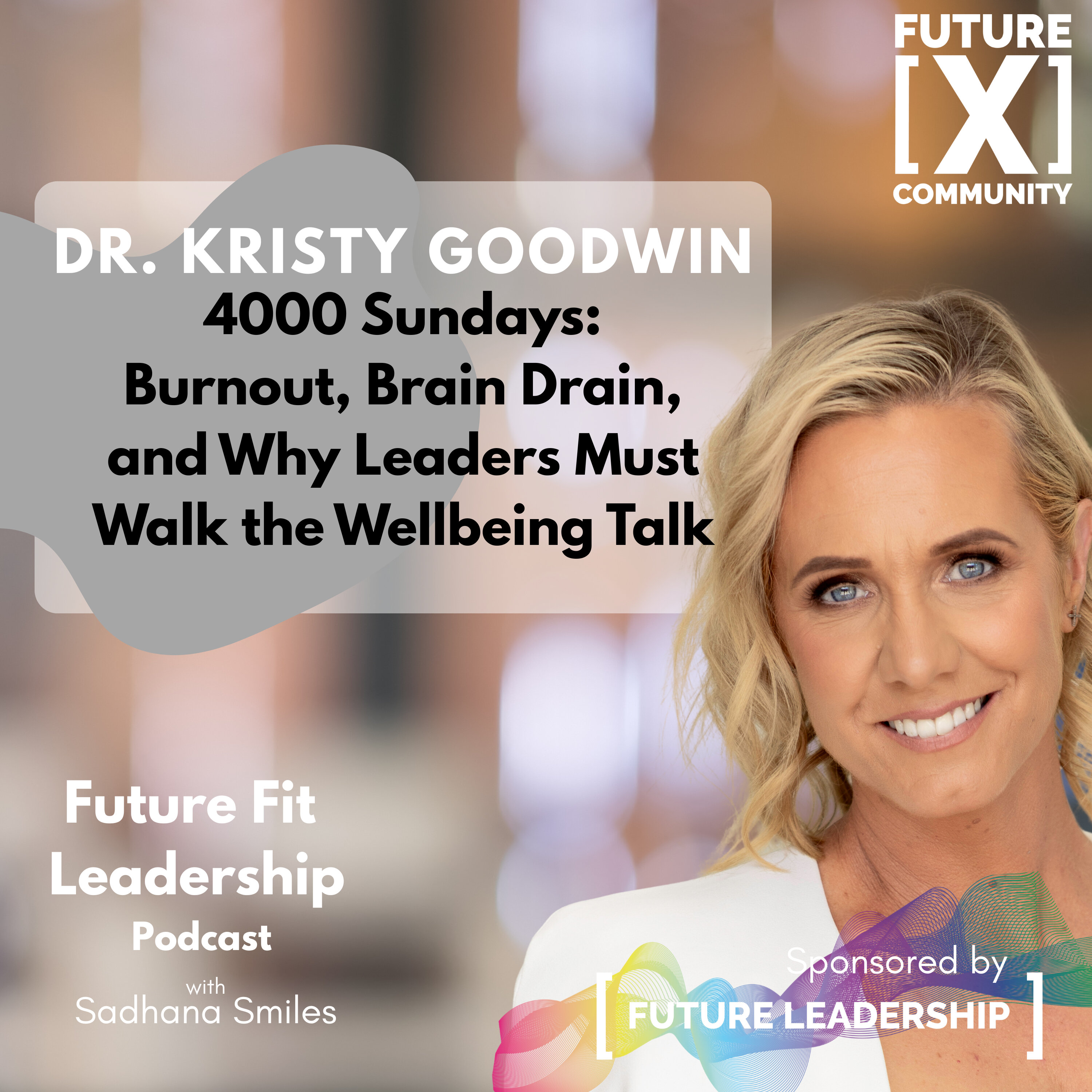 4000 Sundays: Burnout, Brain Drain, & Why Leaders Must Walk the Wellbeing Talk with Dr Goodwin - Holiday Replay episode artwork