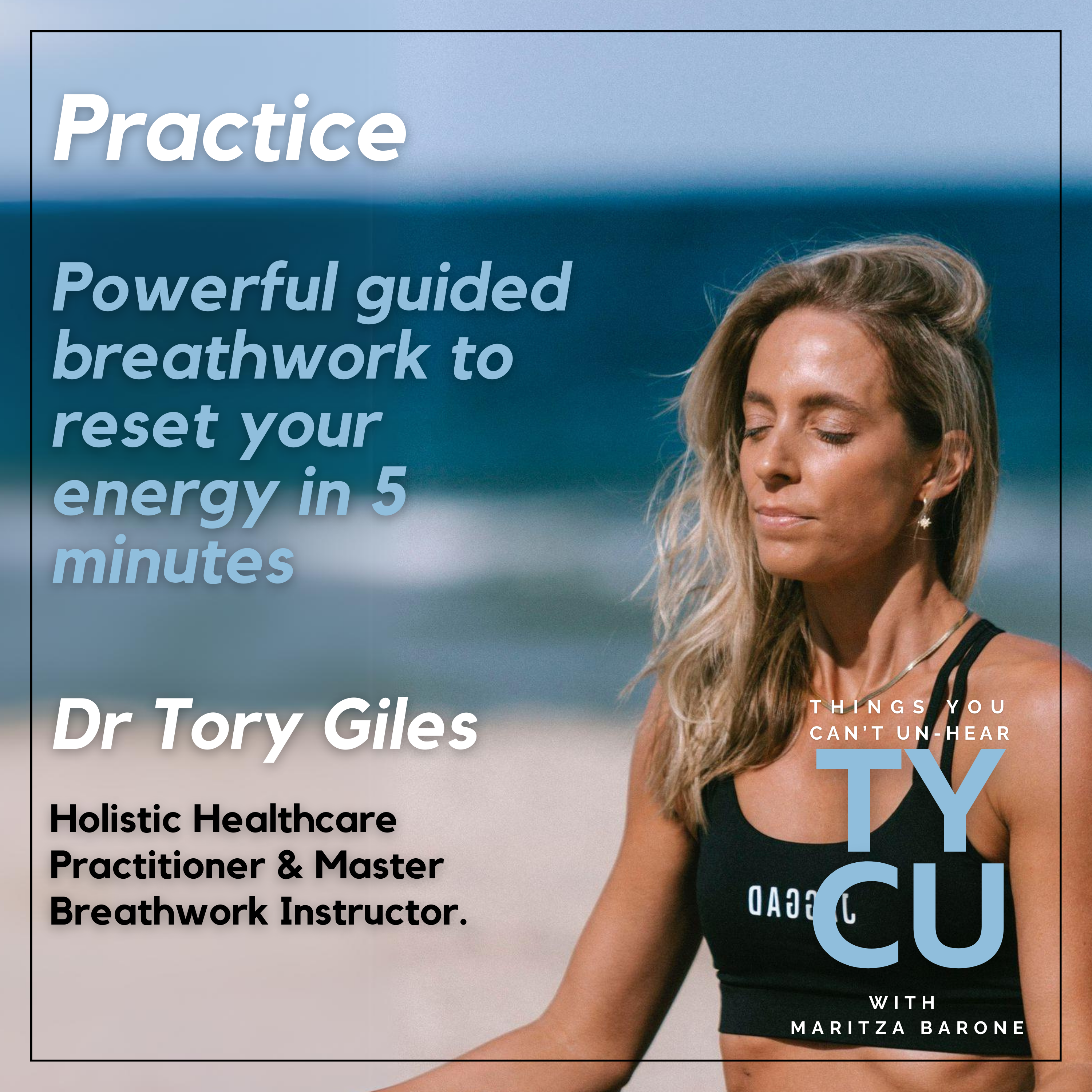 Practice // Powerful Guided Breath Work to Reset Your Energy in 5 Minutes with Tory Giles