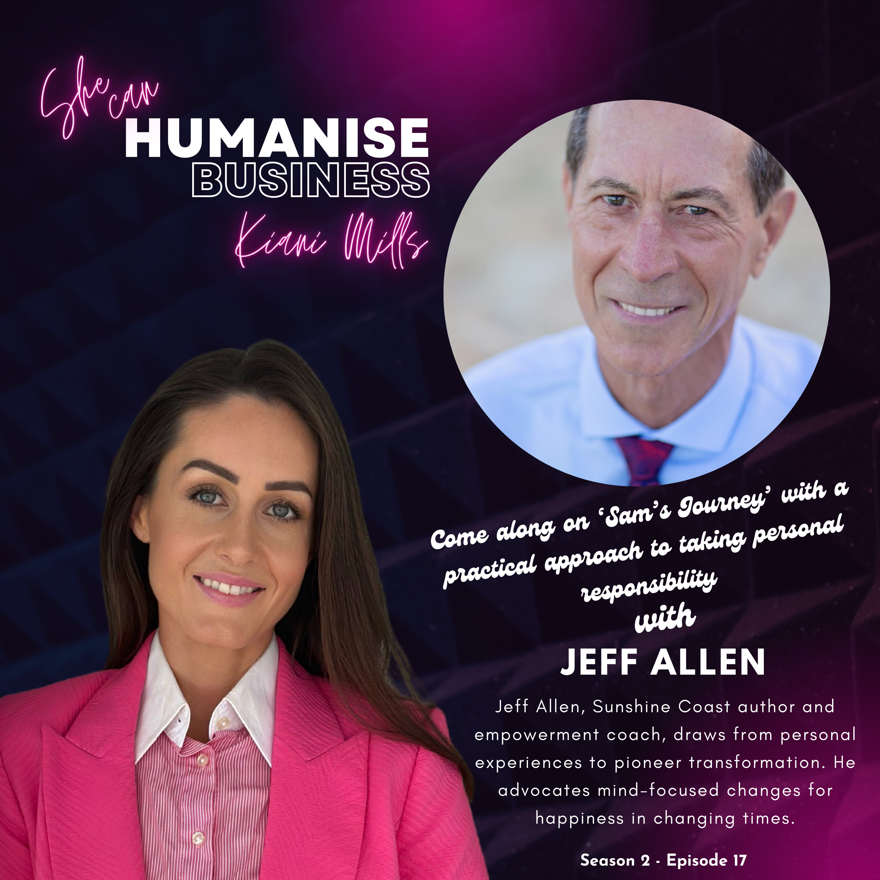 Come along on ‘Sam’s Journey’ with a practical approach to taking personal responsibility with Jeff Allen episode artwork