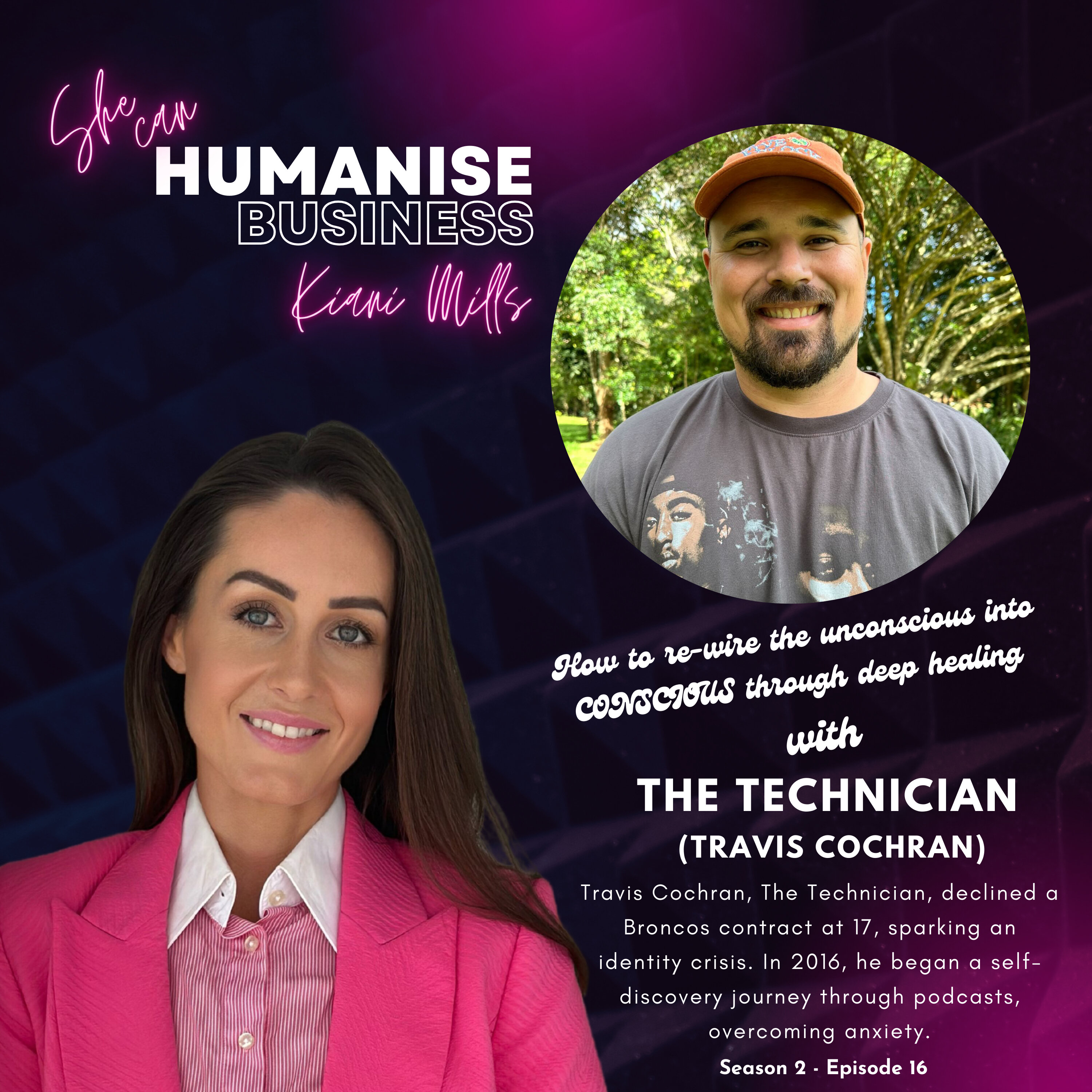 How to re-wire the unconscious into CONSCIOUS through deep healing with The Technician (Travis Cochran) episode artwork