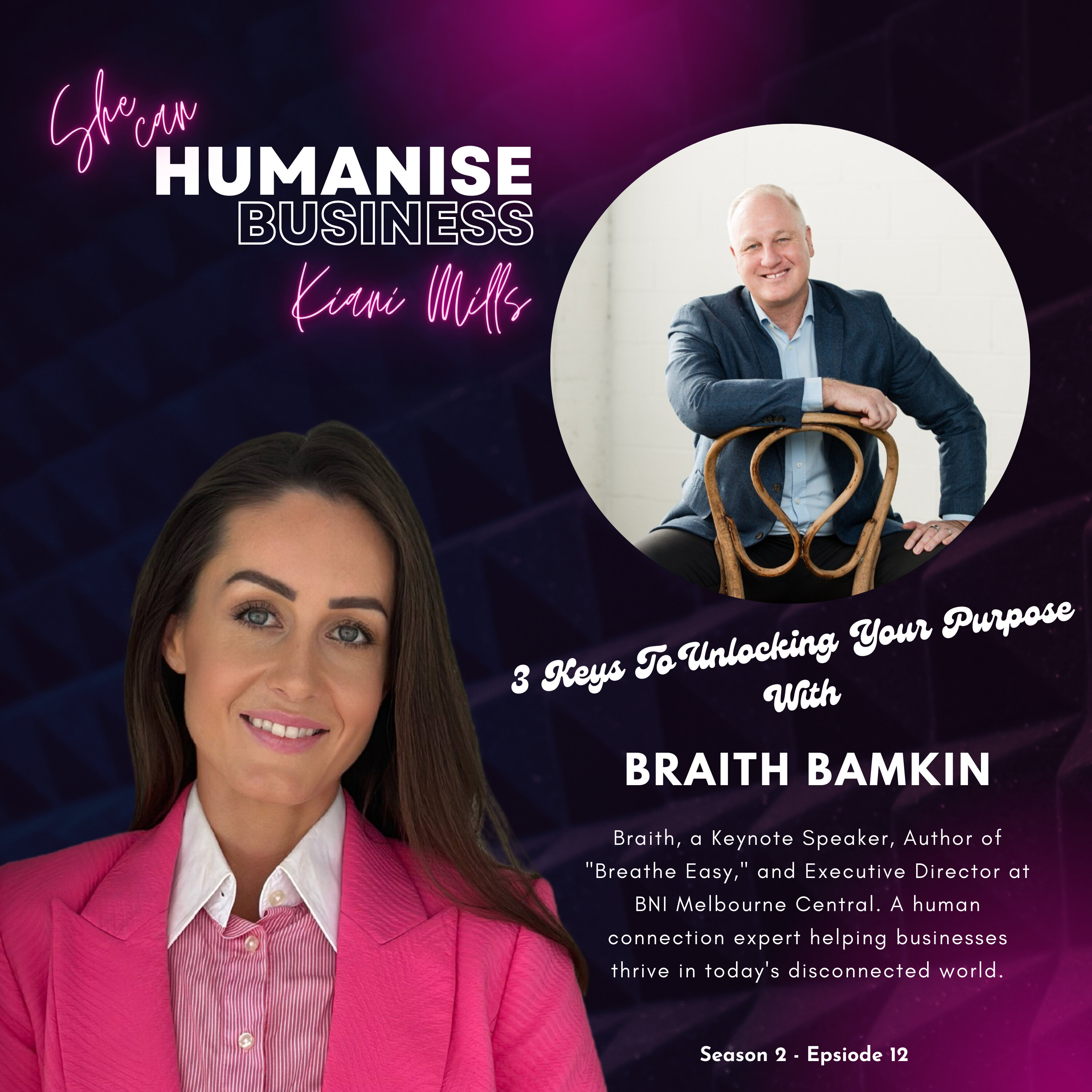 3 Keys To Unlocking Your Purpose with Braith Bamkin episode artwork