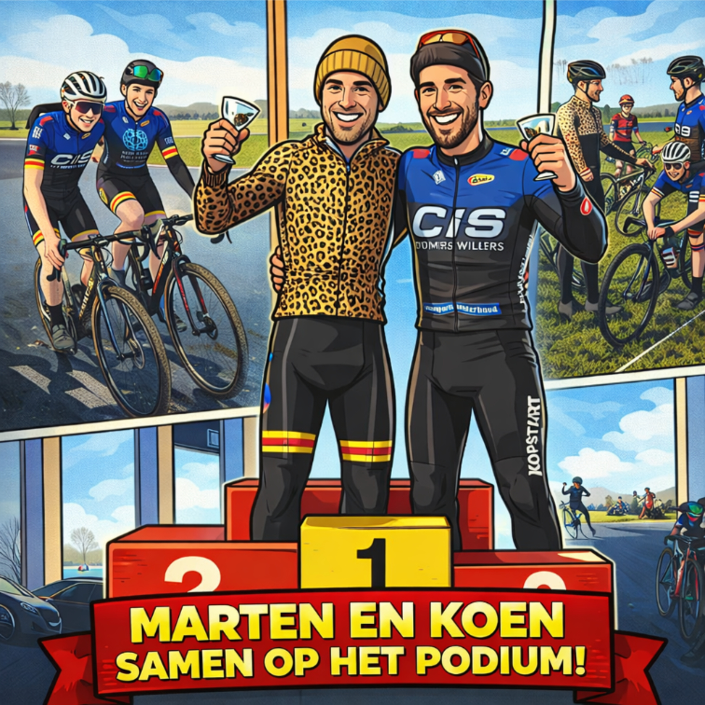 MARTEN EN KOEN SAMEN OP HET PODIUM!🥇🏅 episode artwork