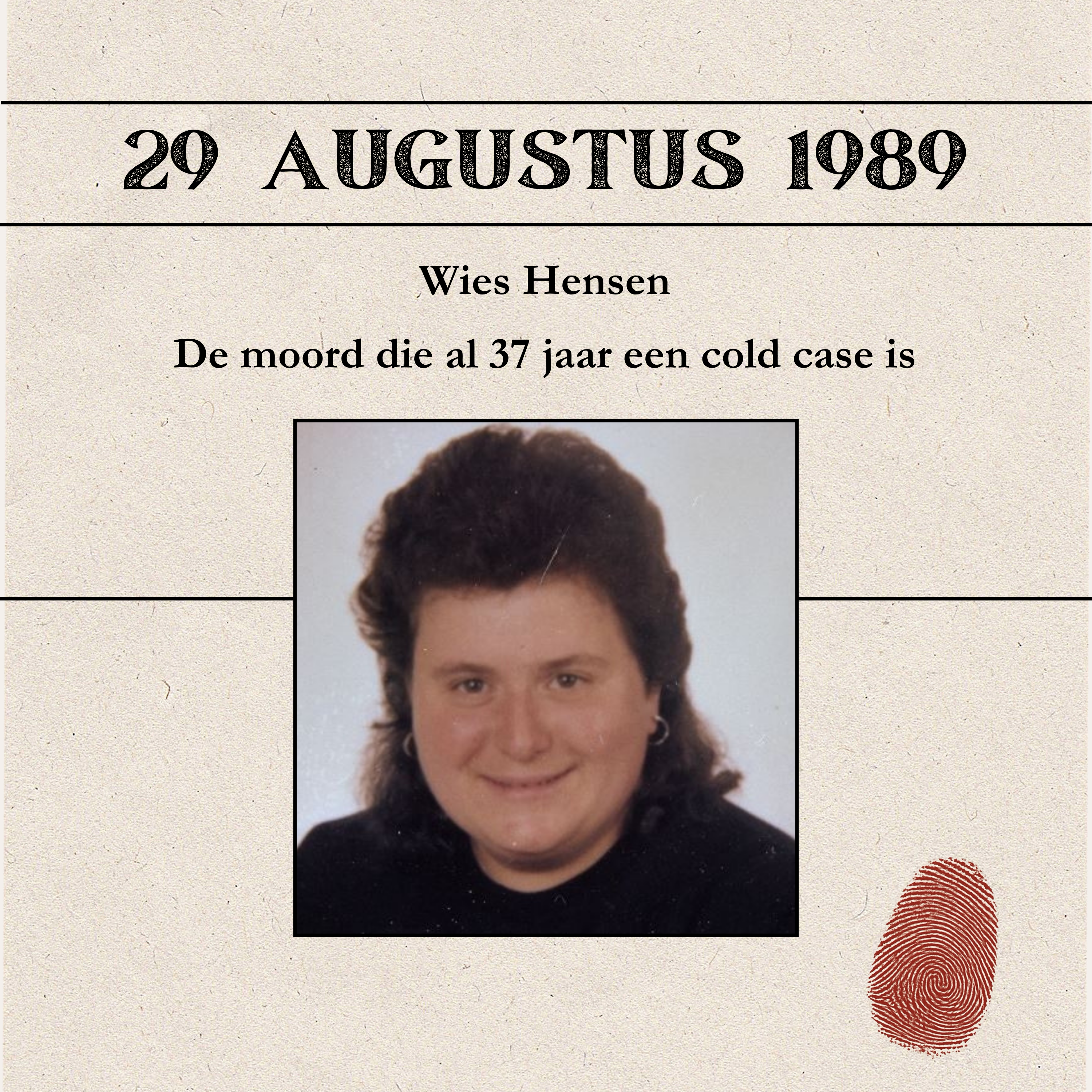 Wies Hensen | De moord die al 37 jaar een cold case is #20 episode artwork