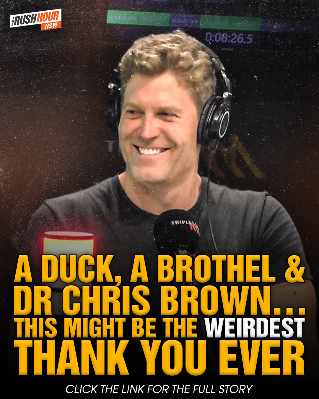 A Duck, A Brothel & Dr Chris Brown… This Might Be The Weirdest Thank You Ever