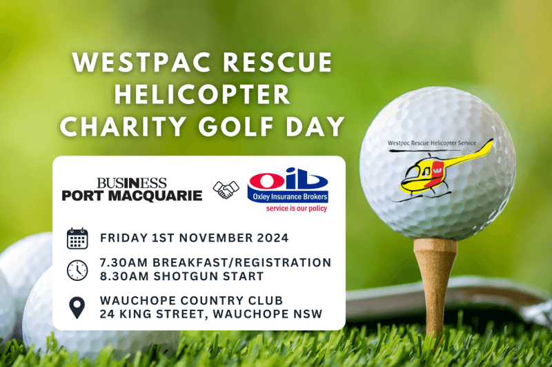 Business Port Macquarie: Westpac Rescue Helicopter Charity Golf Day episode artwork