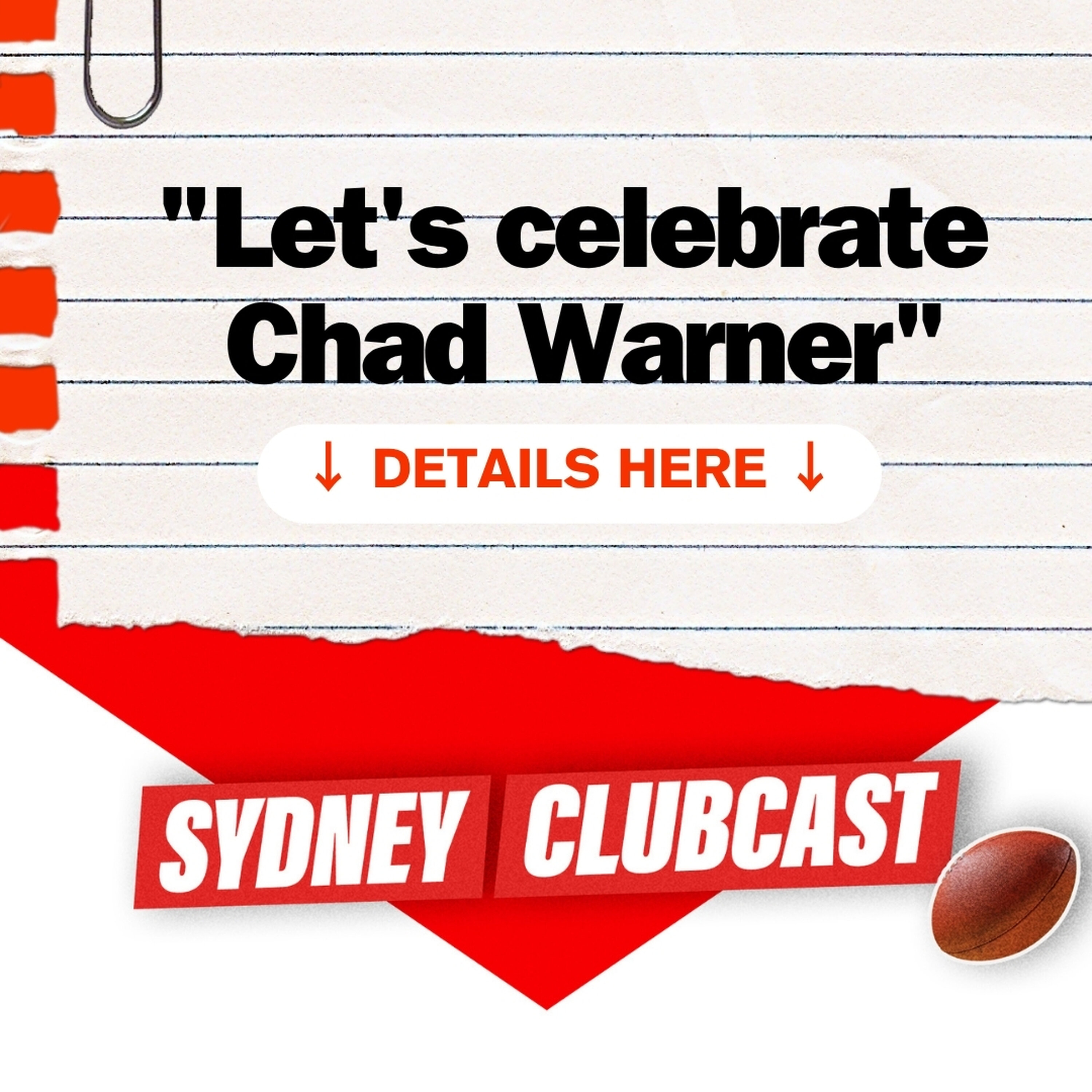 The Adjustment Dean Cox Needs To Make + Chad's Perfection | Sydney Clubcast 🔴⚪️ episode artwork
