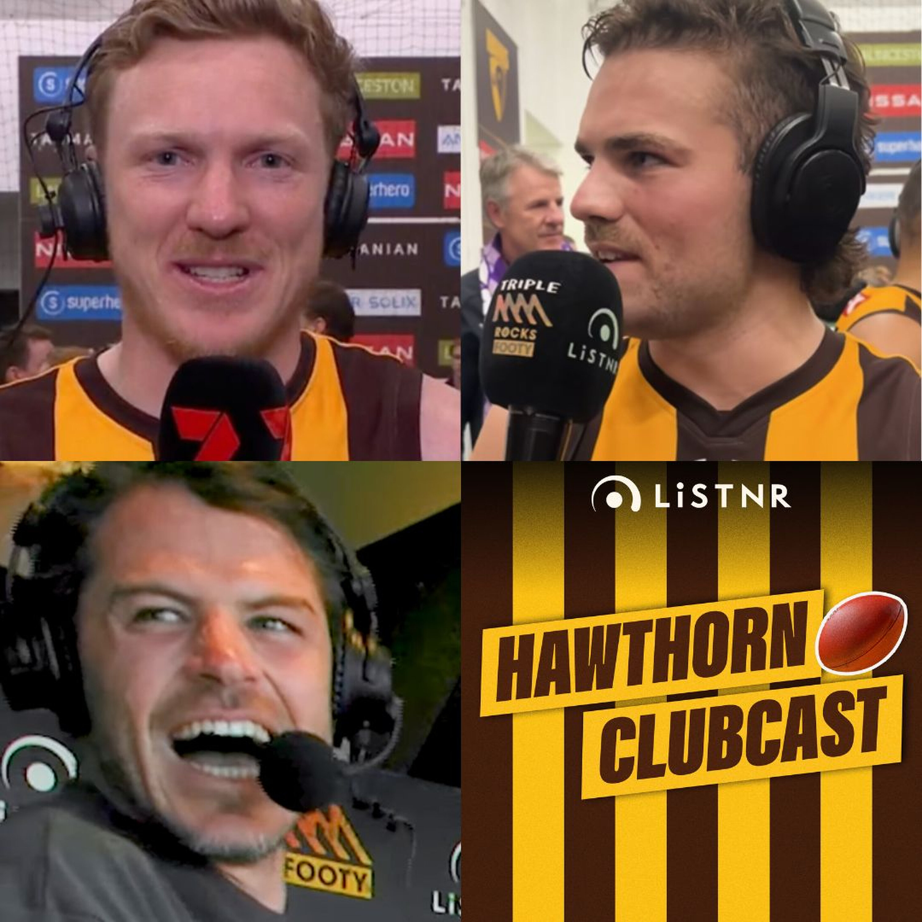 Easter Monday Thriller! 🧙♂️ Watson & Sicily Interviews From The Hawks Rooms | Hawthorn Clubcast 🟤🟡 episode artwork