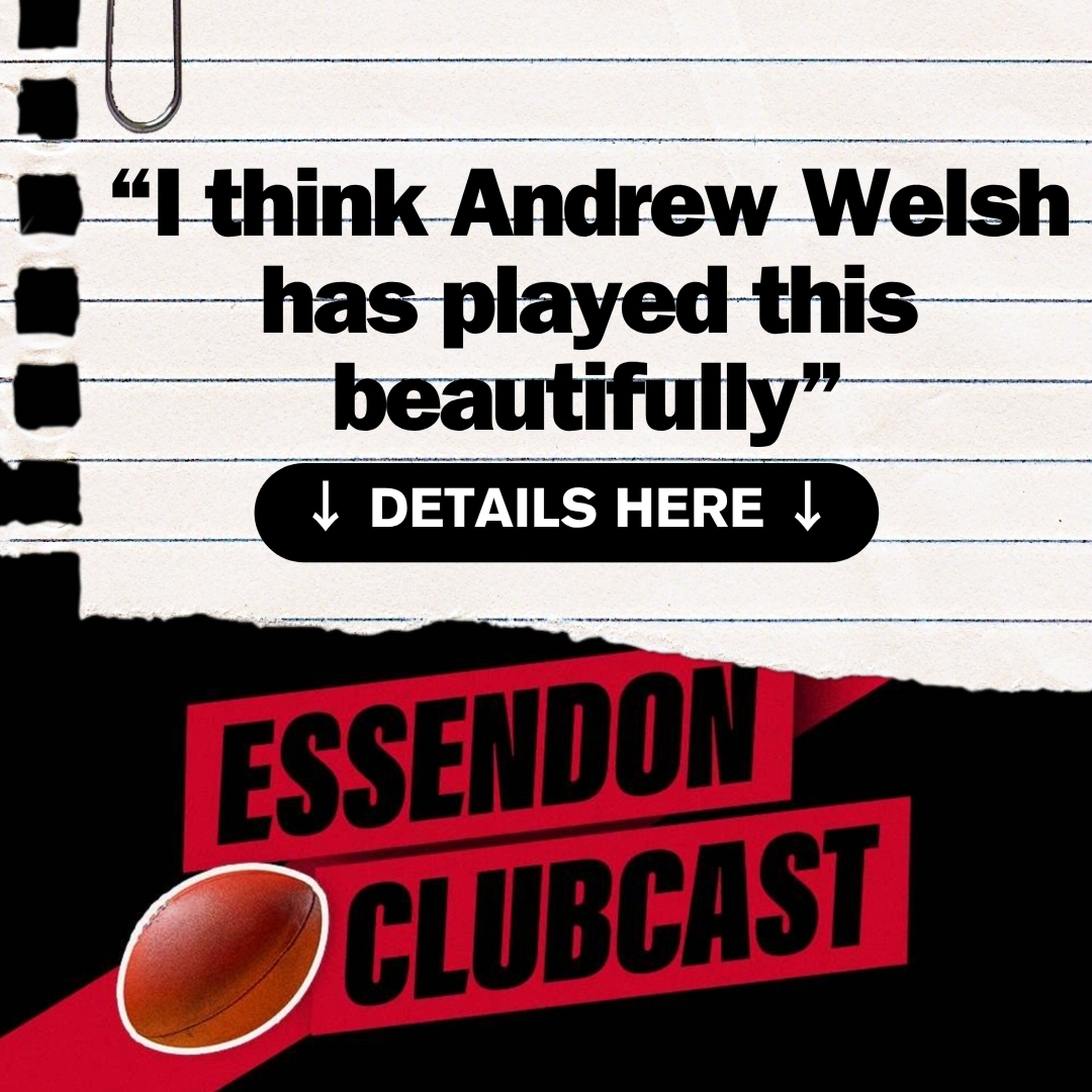 Coaching update, Caddy's Frustration & Fletcher in the HOF 🎖️🔴⚫ | Essendon Clubcast episode artwork