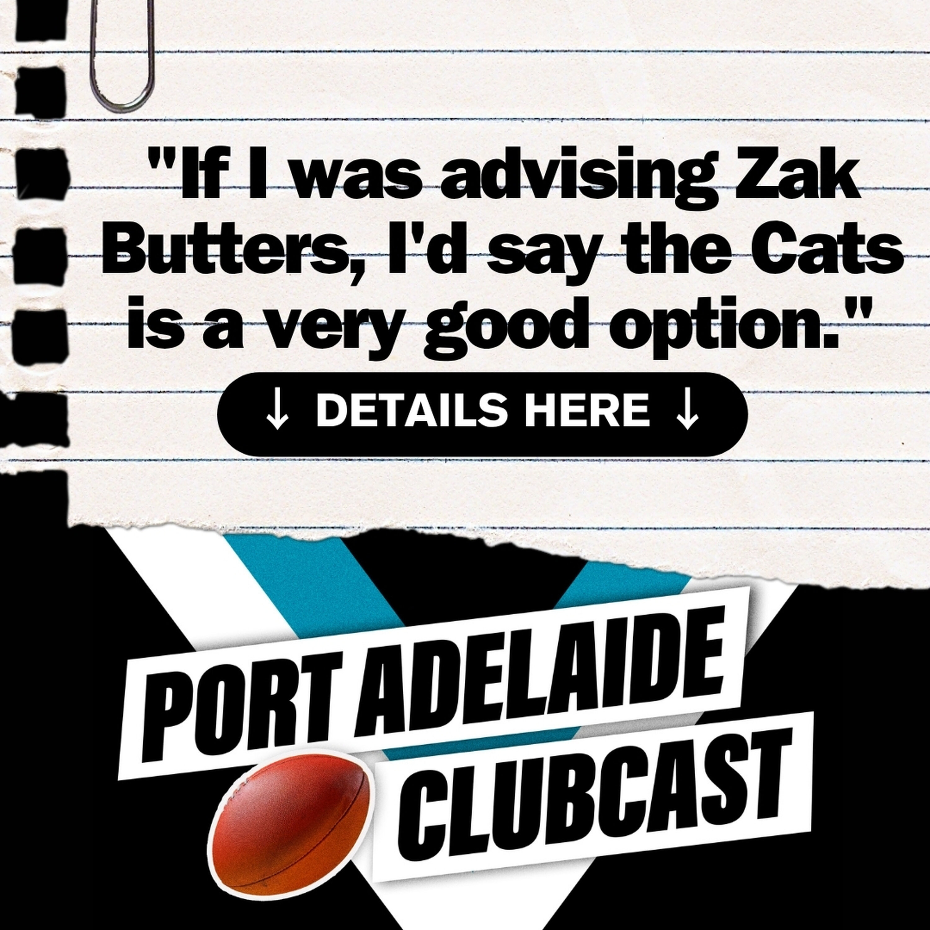 Steve Johnson's Advice To Zac Butters 😳 + Port's Defensive Wall | Port Adelaide Clubcast ⚡️ episode artwork