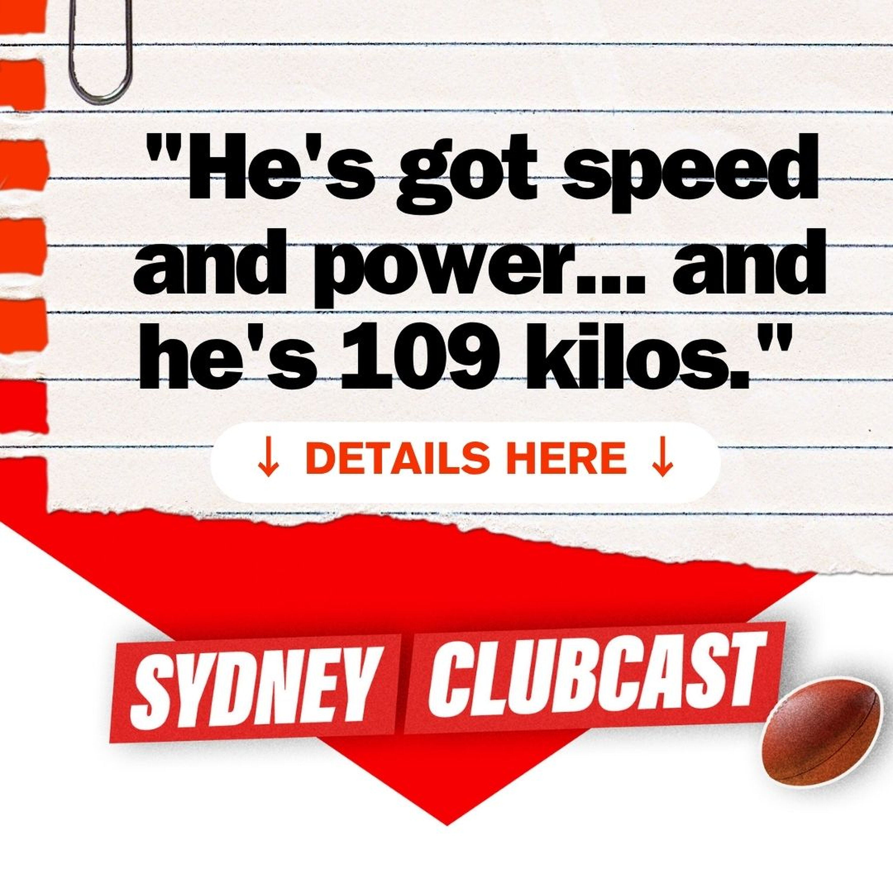 Leon Cameron's Huge Wrap For Swans Defender | Sydney Clubcast 🔴⚪️ episode artwork