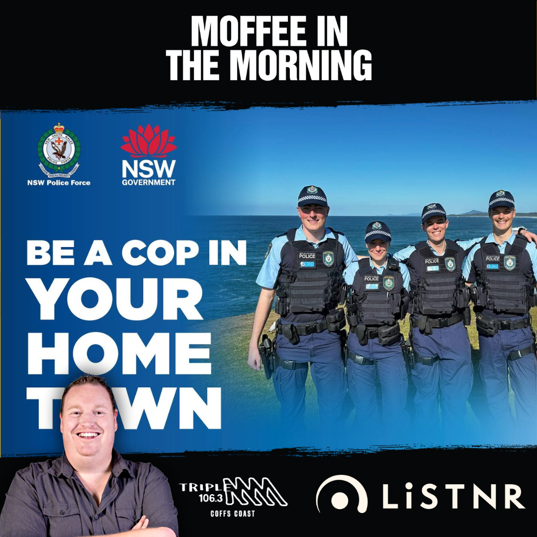Coffs Harbour Police Station Open Day - Moffee speaks to Insp Ben Atkinson