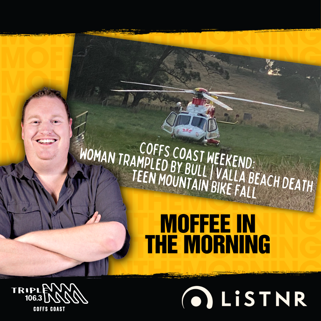 COFFS WEEKEND WRAP: Woman Trampled by Bull | Valla Beach Death | Teen Mountain Bike Fall