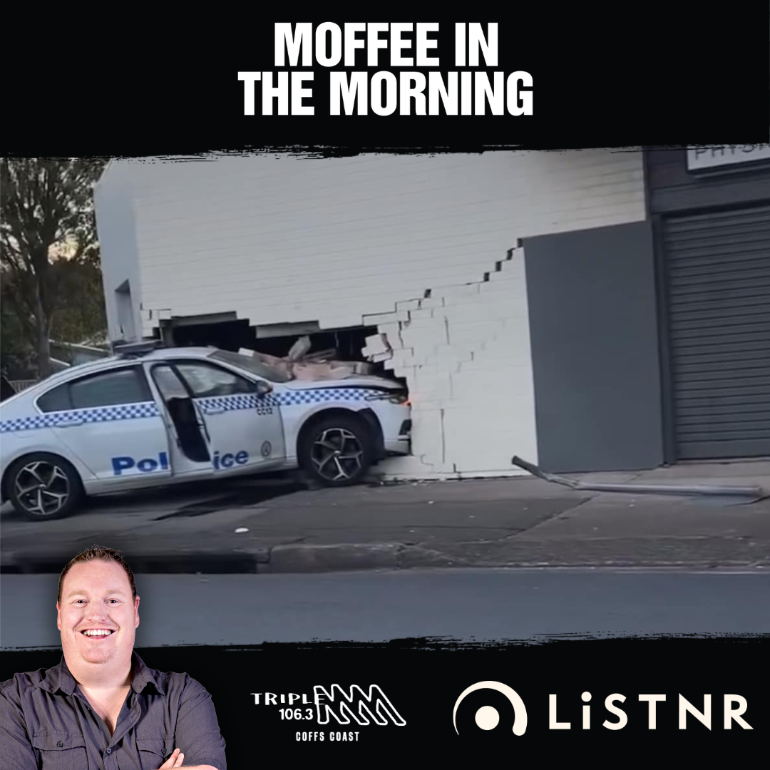 LATEST FROM NSW POLICE: Police Pursuit Ends With Burntout Car & Police Car into Building