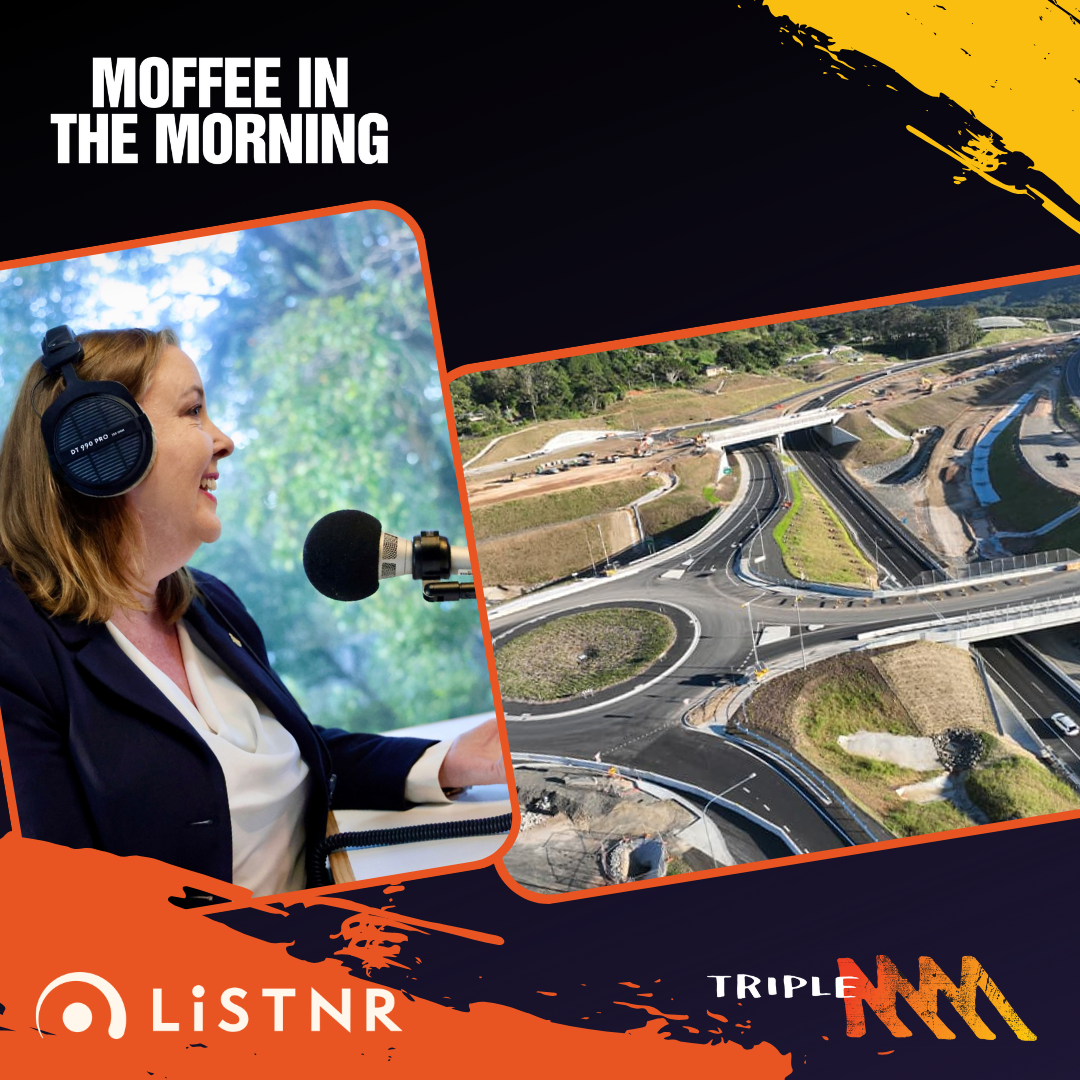 Minister Jenny Aitchison Joins Moffee about the Opening of the Luke Bowen Bridge, an Update on the Coffs Bypass & Noise Wall