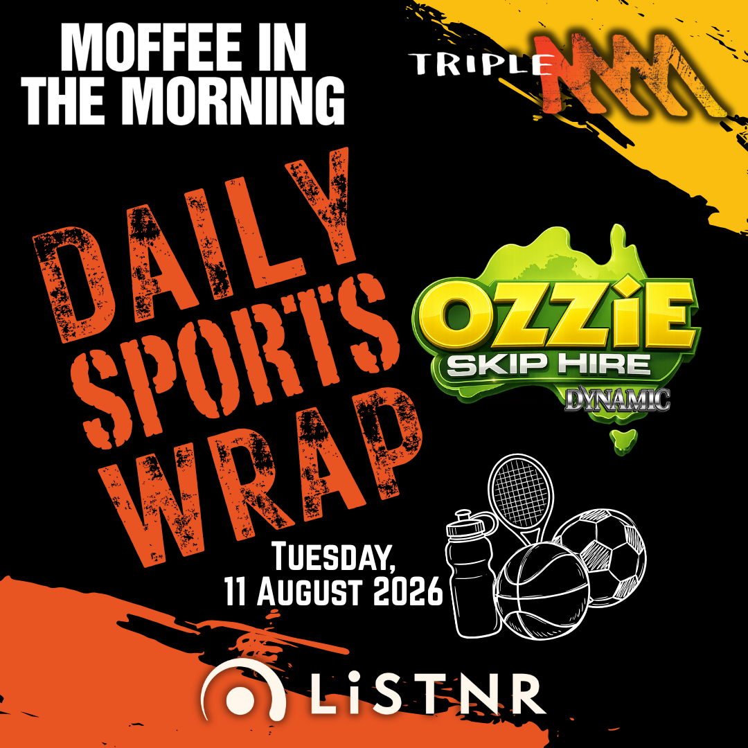 Triple M's Daily Sports Wrap | Tuesday 11 August | Thanks to Ozzie Skip Hire