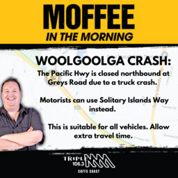 UPDATE: Triple M Listeners Call in About Woolgoolga Truck Crash