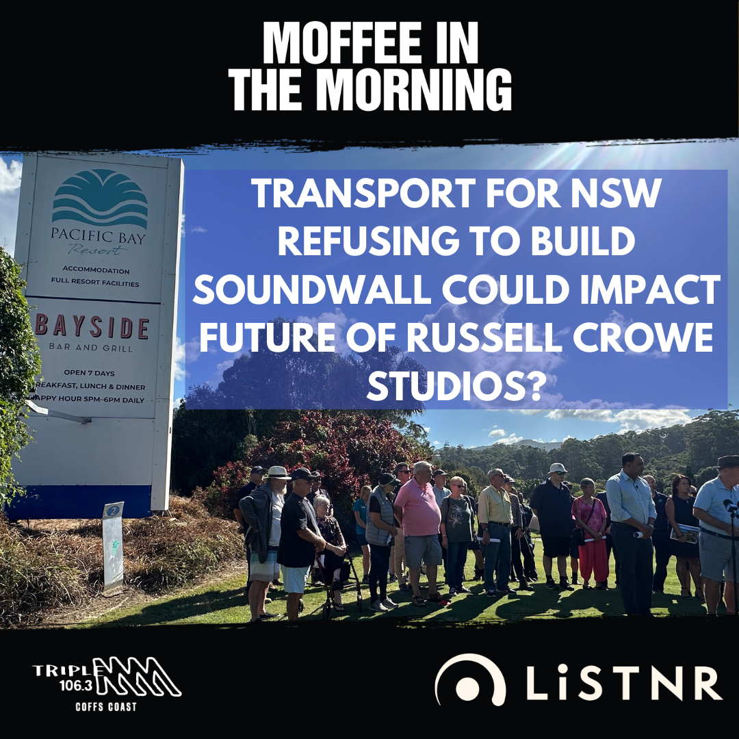 TRANSPORT FOR NSW REFUSE TO BUILD BYPASS SOUND WALL: Brad Daymond from Pacific Bay Resort Addresses Media