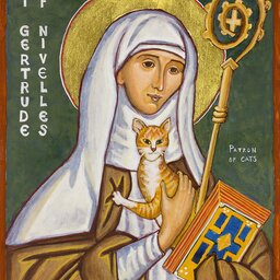 Meet St. Gertrude, Patron Saint Of Cats!