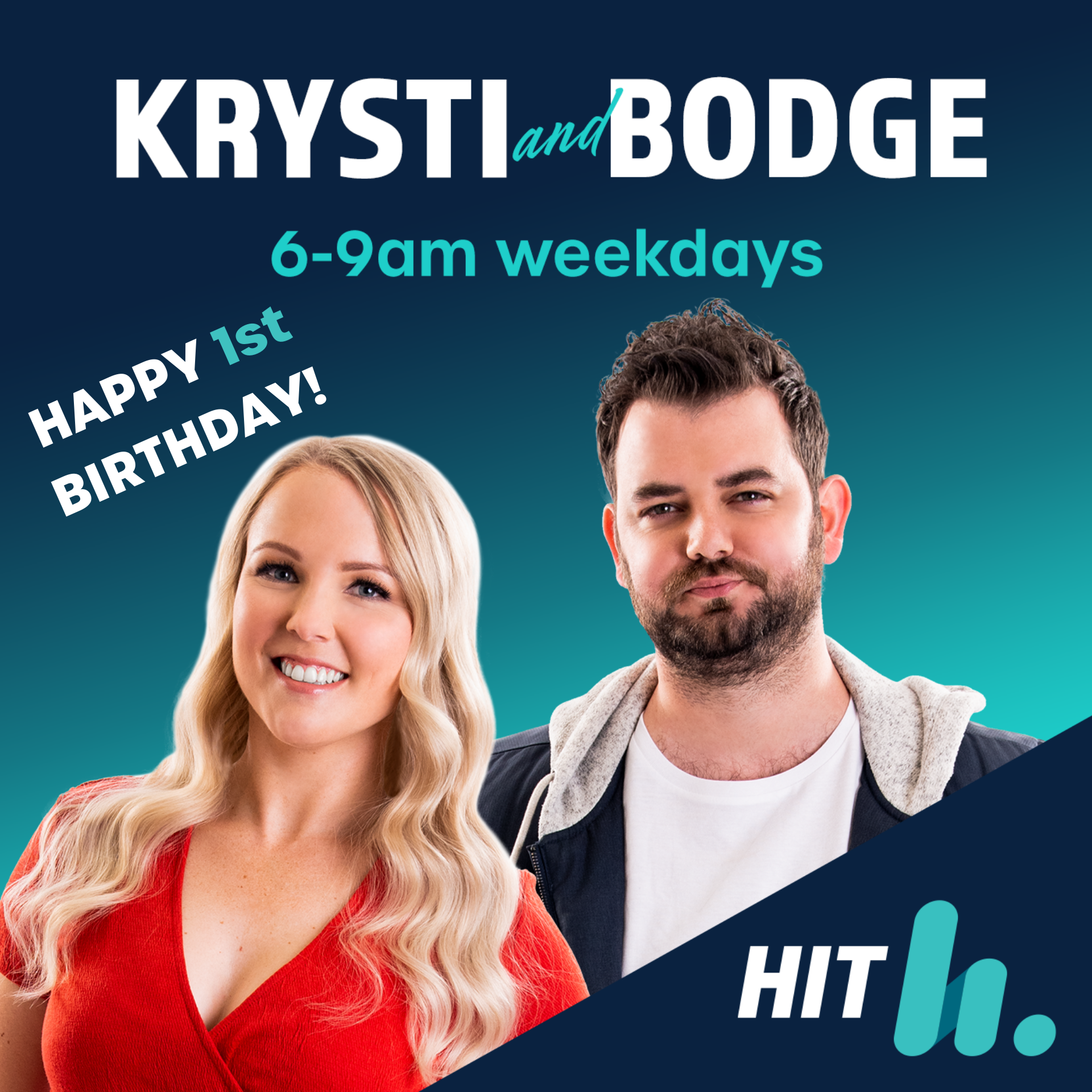 Krysti & Bodge - Celebrating One Year On Air Together!