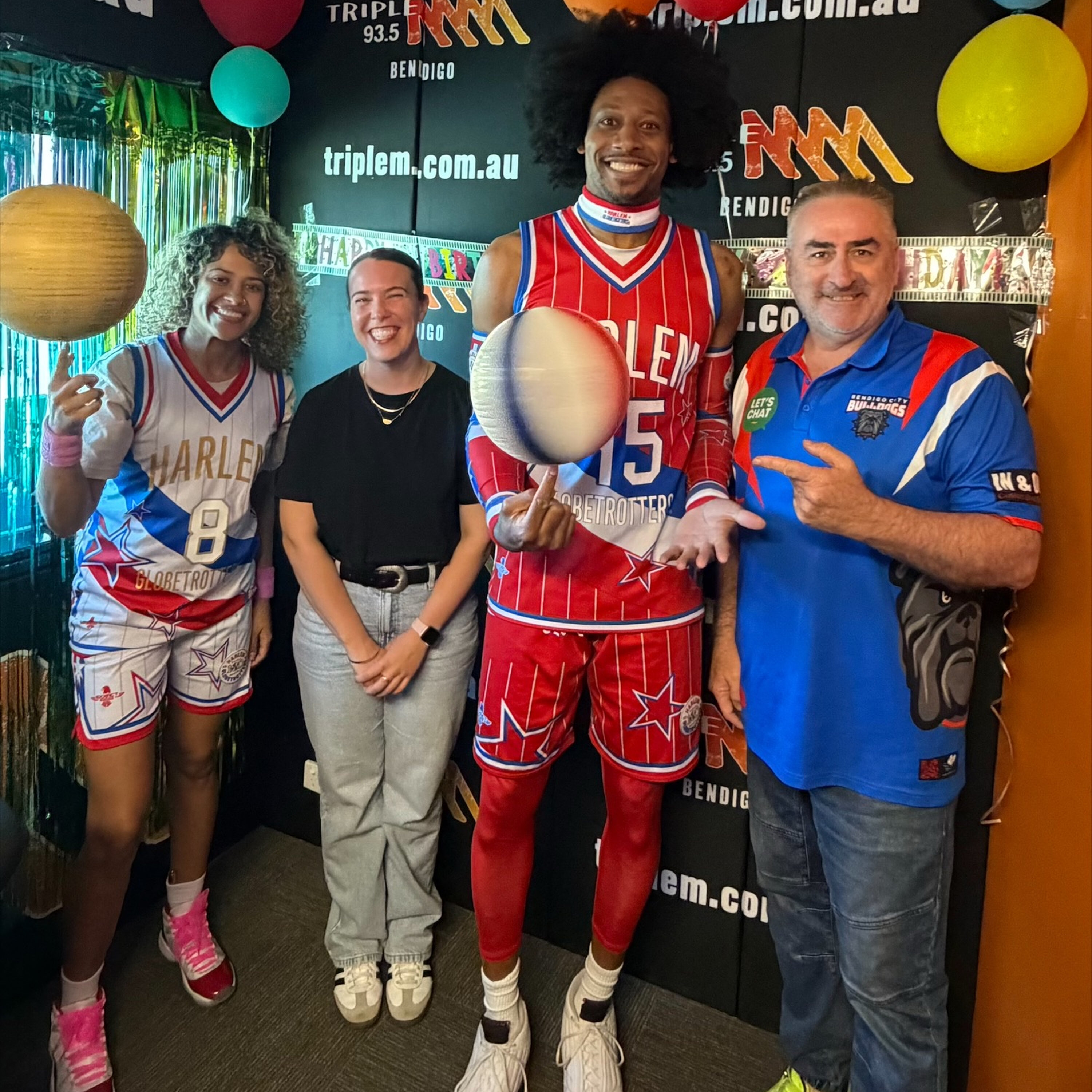 The Harlem Globetrotters take on Bendigo