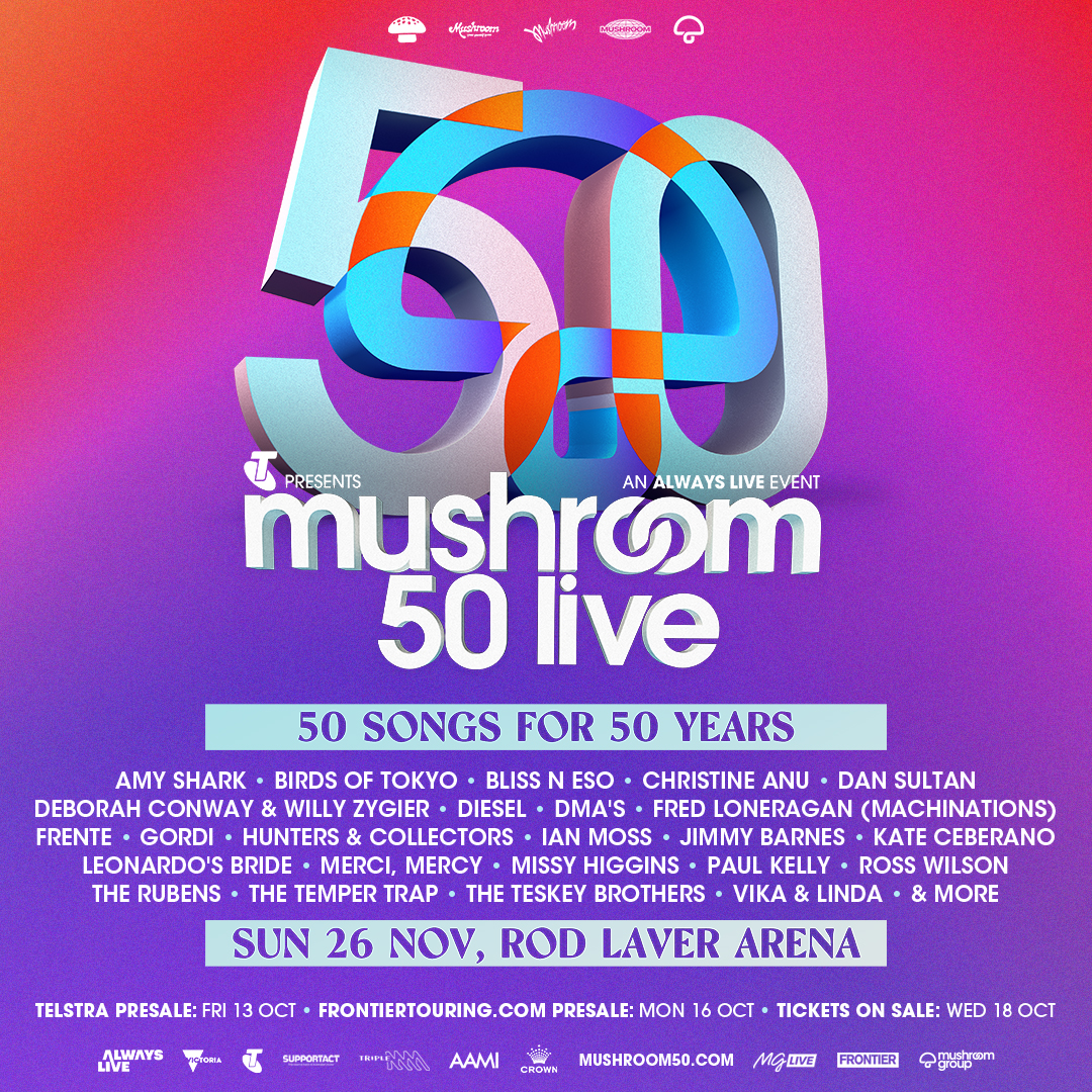 Matt Gudinski Reveals All: The Making of 'Mushroom 50 Live'