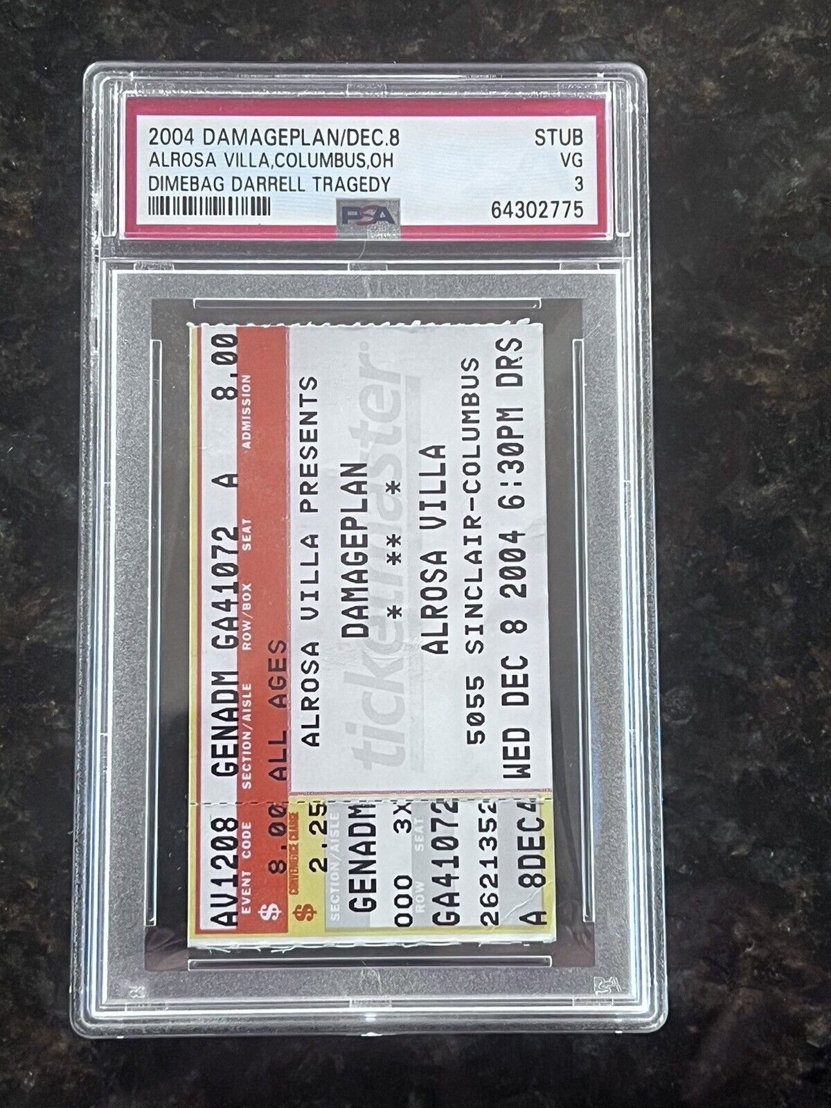 MORBID: Ticket Stub For Dimebag Darrell's Final Show Hits eBay + MORE