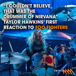 EXCLUSIVE: Foo Fighters drummer Taylor Hawkins celebrates the band's 25th anniversary with Brendo