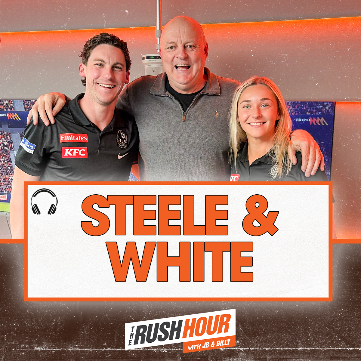 Collingwood's Roan Steele and Tarni White episode artwork