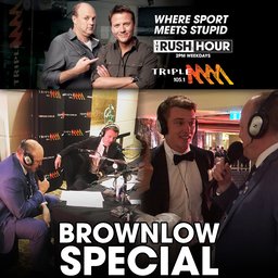 JB and Billy live from the 2018 Brownlow Medal Red Carpet - The Rush Hour Catch Up podcast - Monday 24th September 2018
