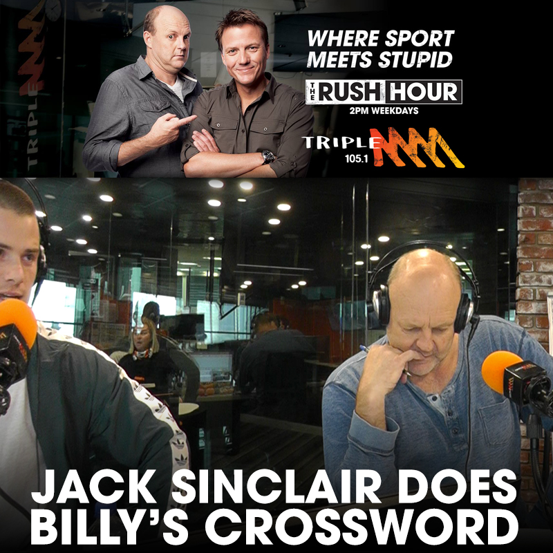 Billy Gets Jack Sinclair To Solve His Crossword On Air