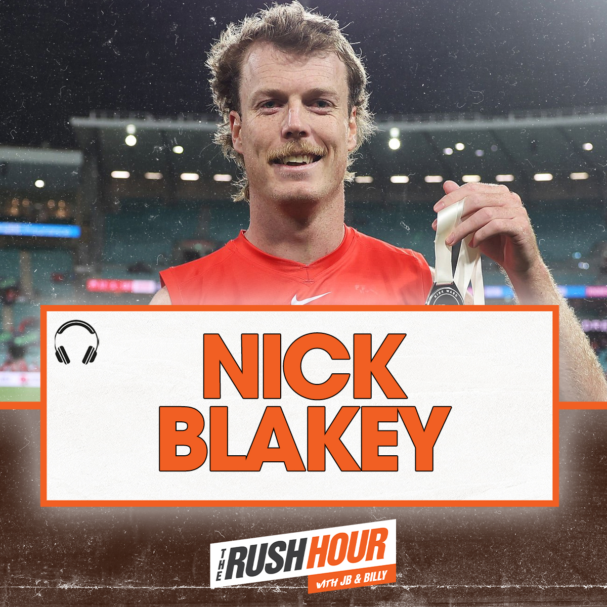Sydney Swans defender Nick 'The Lizard' Blakey