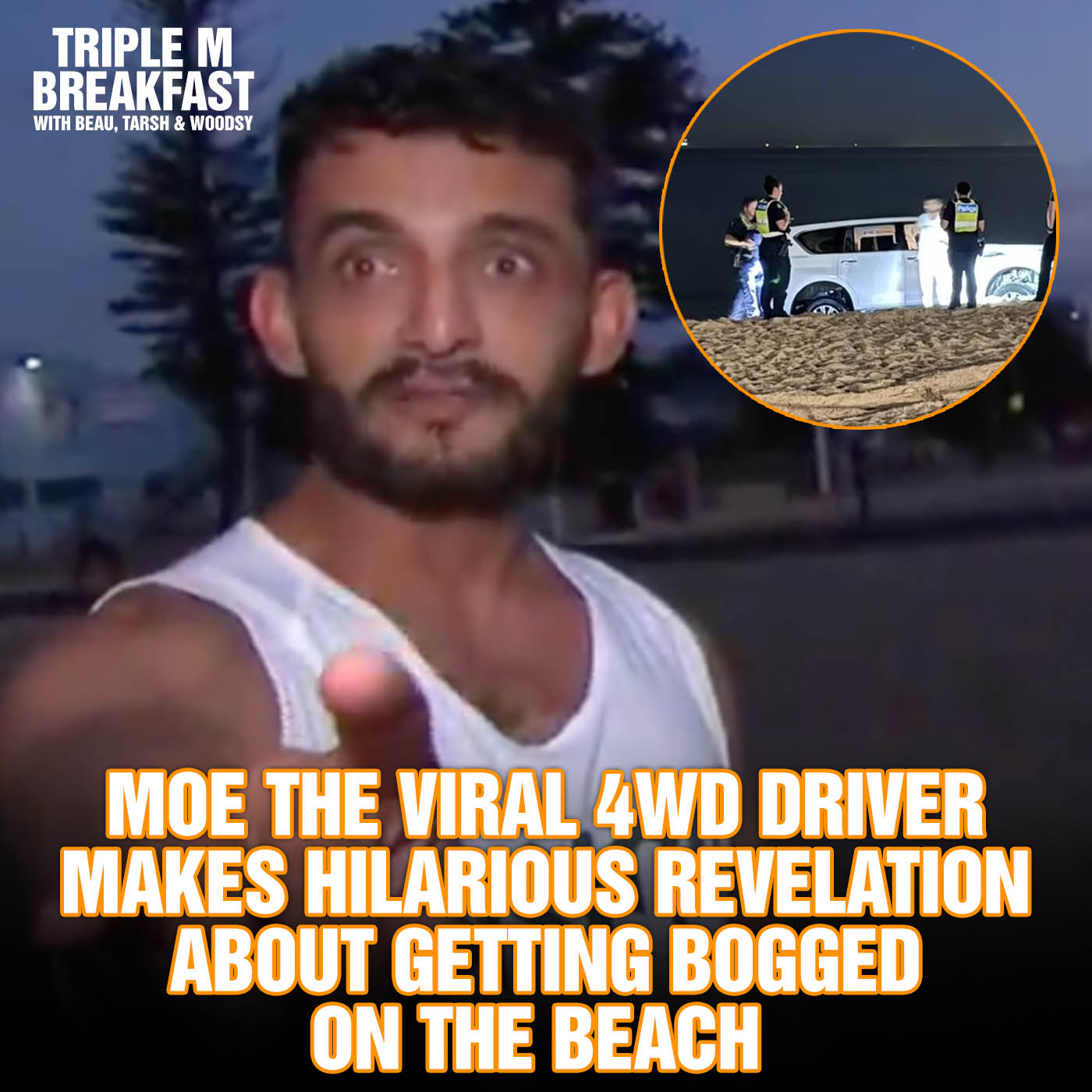 Moe The Viral 4WD Driver Makes Hilarious Revelation About Getting Bogged On The Beach