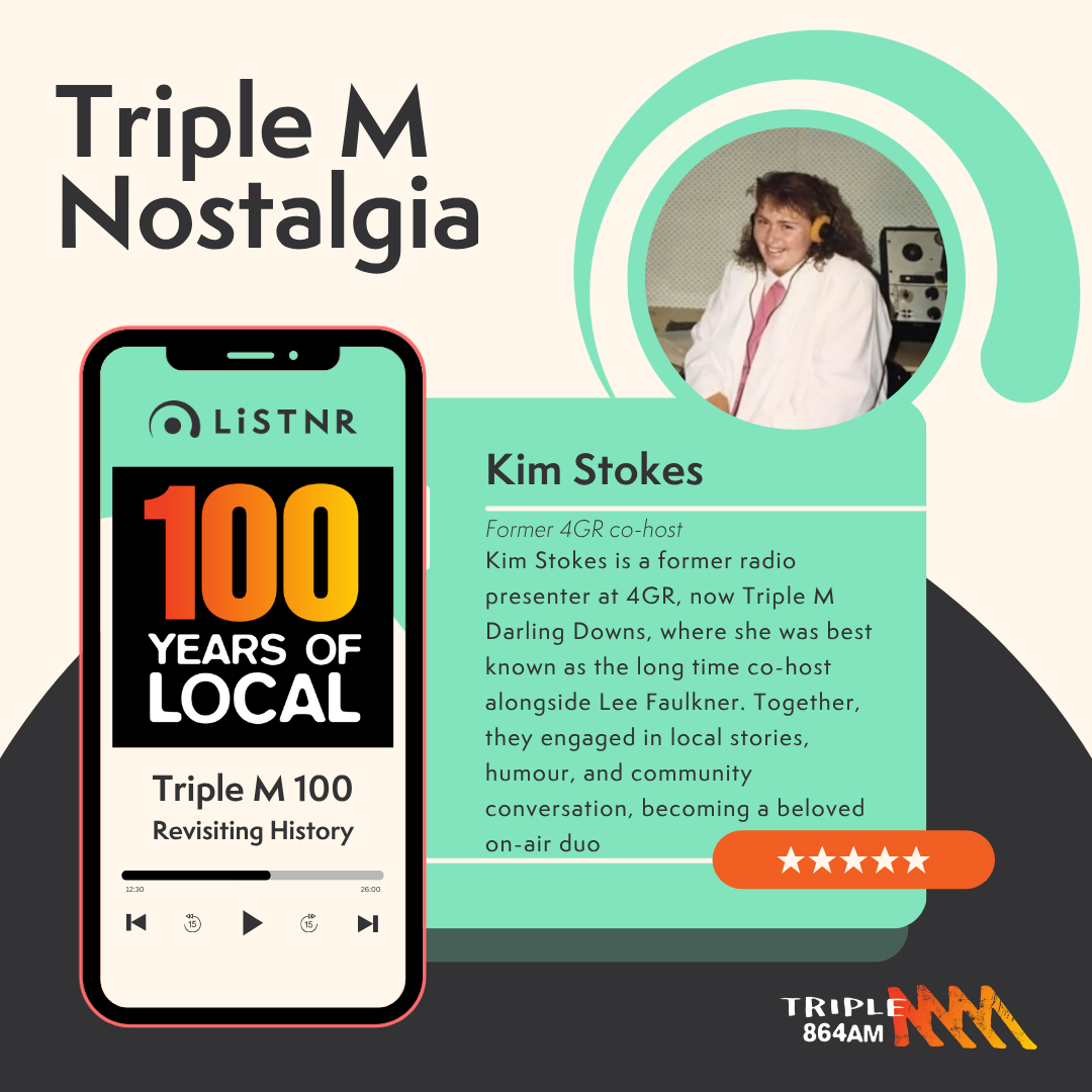 Triple M 100 - Kim Stokes episode artwork