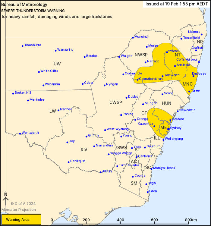 BREAKING: Severe thunderstorm alert issued for the Mid North Coast cover image