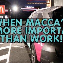 Mitch Mike Bite - First Macca's Customer