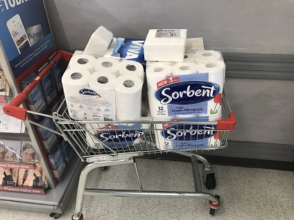 There's no threat to supply.. so WHY are we stocking up on toilet paper?