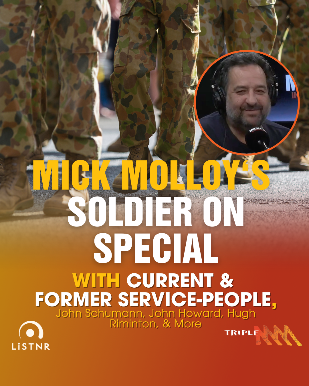 Mick Molloy’s Anzac Day Soldier On Special