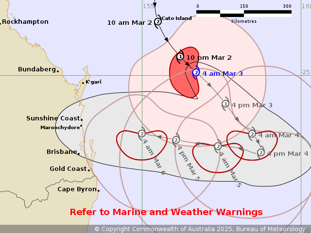 Cyclone Alfred no longer expected to impact Capricornia Coast