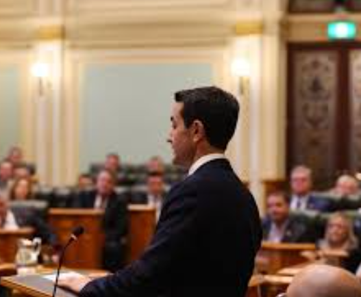 The Qld opposition is talking down the budget instead of attending parliament