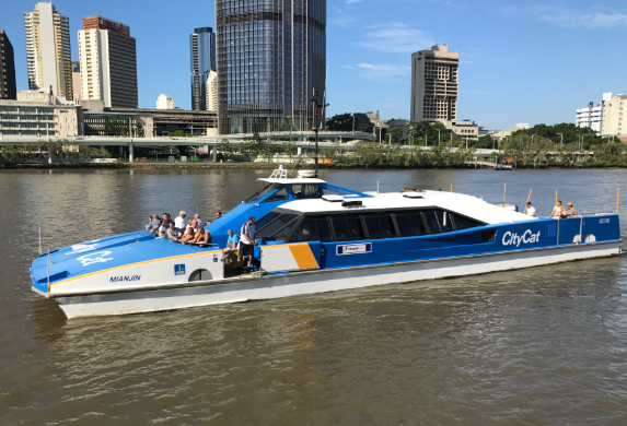 Brisbane ferries strike again today; Fresh sunscreen concerns for Qld; And giant fin to float down brown snake today episode artwork