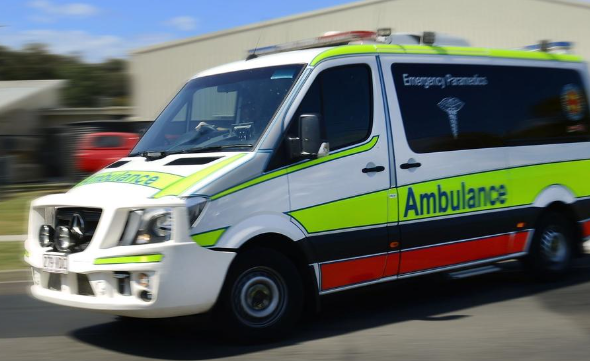 A person has been left trapped in their car following a crash in South Mackay