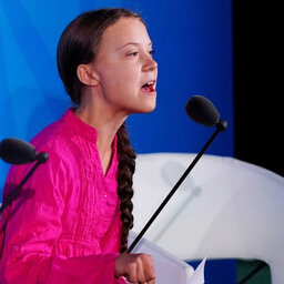 I want to follow up on Greta Thunberg’s address to the UN Climate Summit