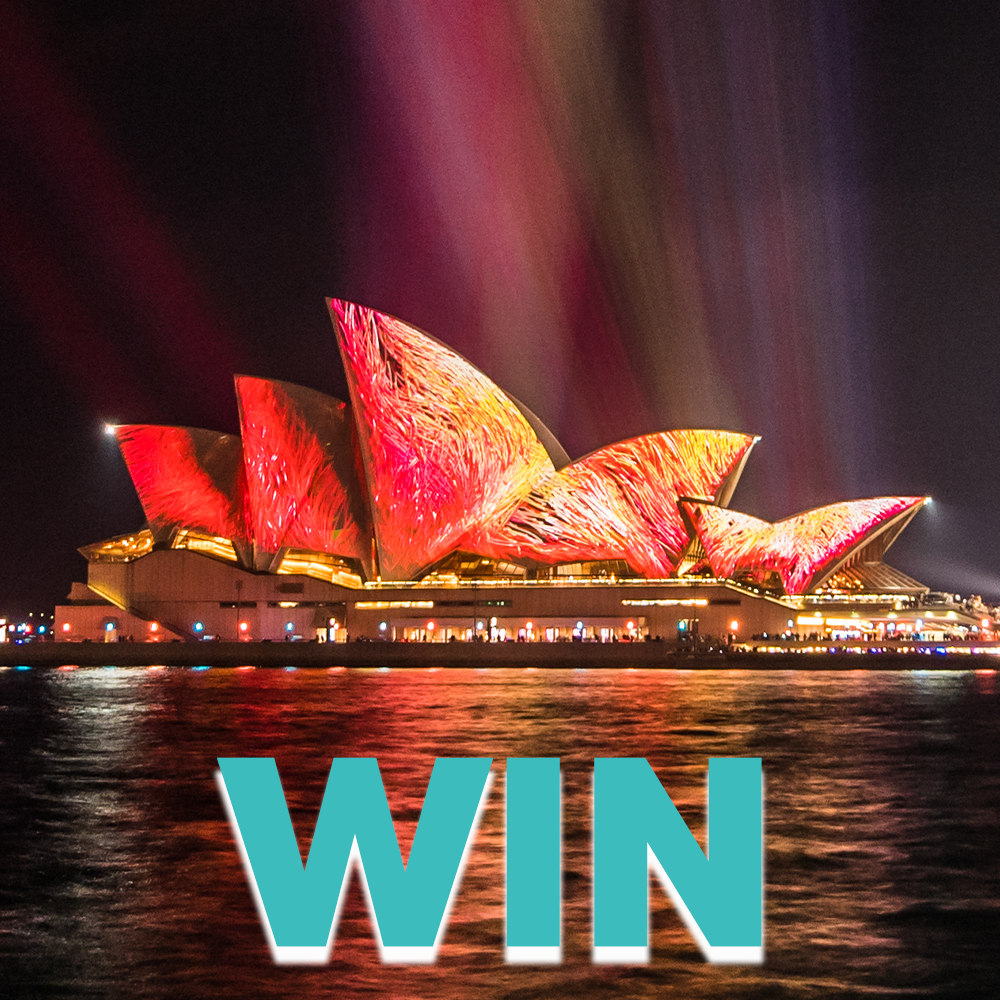 Here's the keyword you need to WIN a trip to Sydney for Vivid!