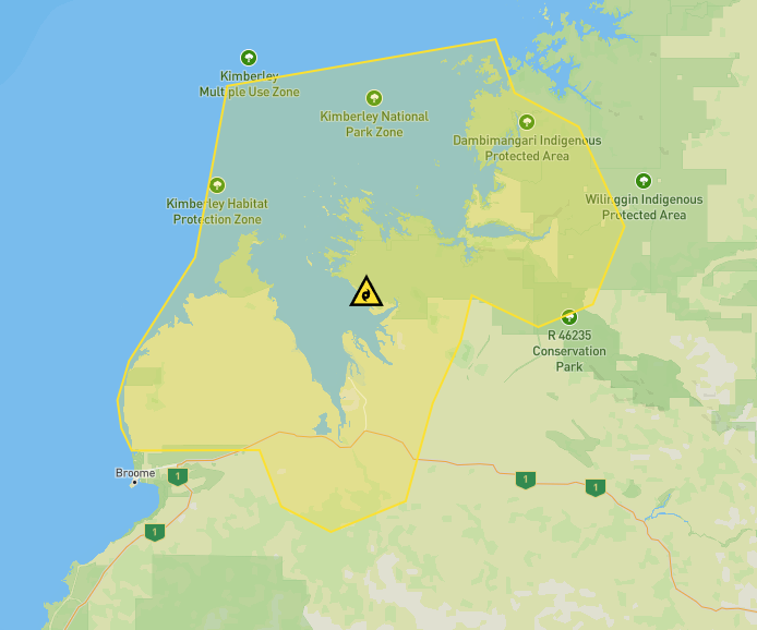 Cyclone advice in place from Kuri Bay to north of Broome