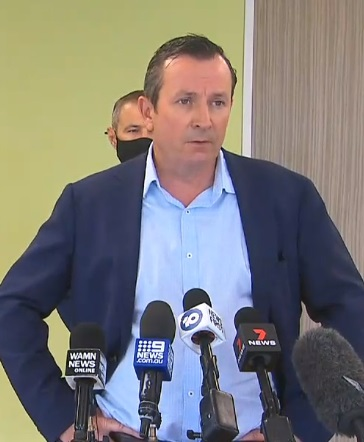 The Premier visits Bridgetown after intense fires - tap to listen