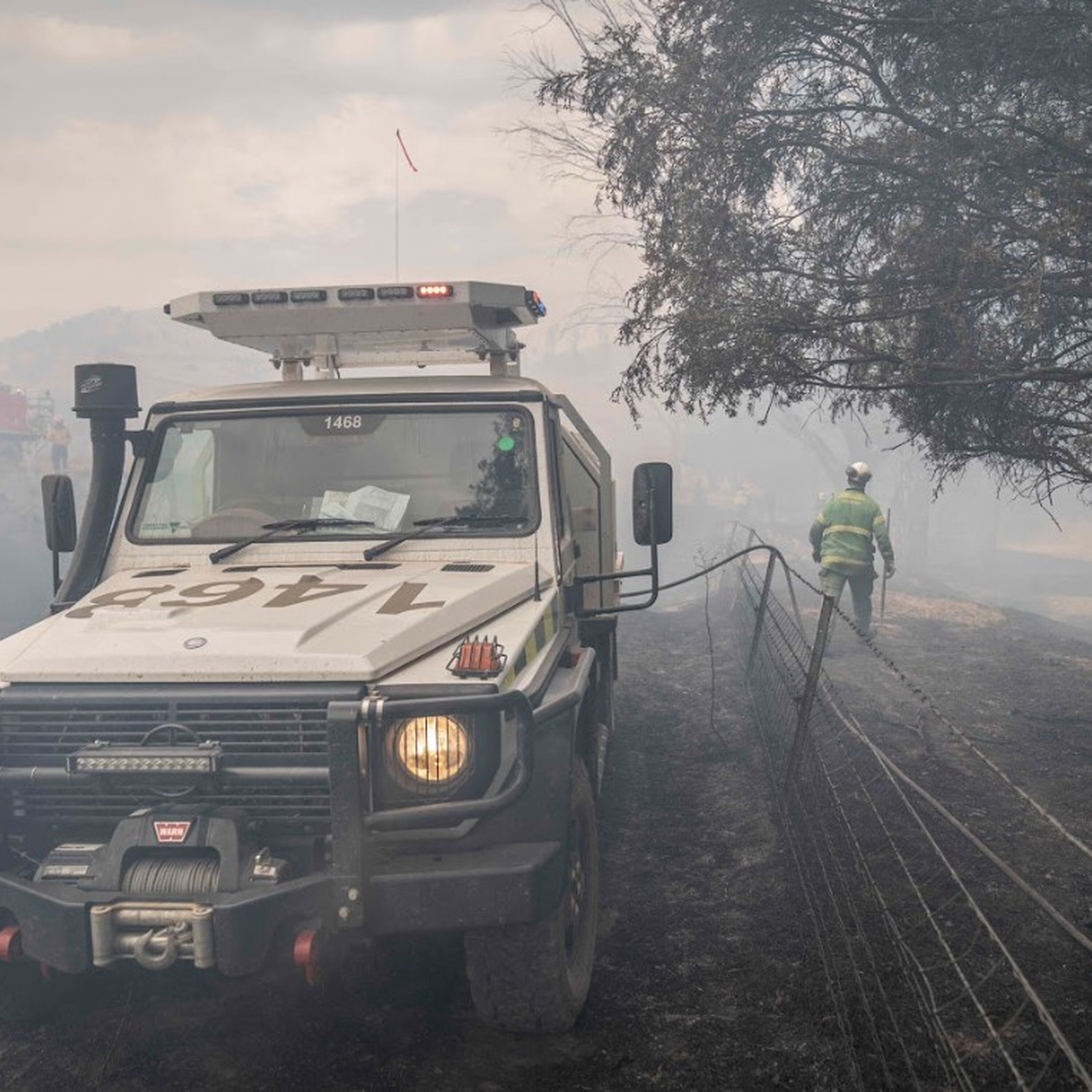 Air quality warning for the border today