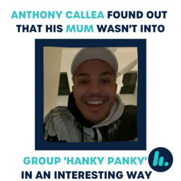 Anthony Callea's mum isn't into group sex. Here's how he found that out
