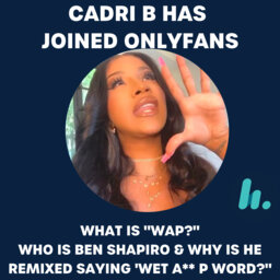 WARNING adult content. Cardi B has joined only fans with behind the scenes of the WAP film clip, plus Ben Sharpiro is trending for his, ummmm, lyrical rendition of Wet A** P word